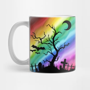 Rainbow Halloween Mug